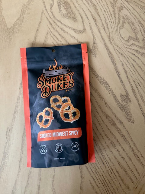 Smoked Midwest Spicy Pretzels